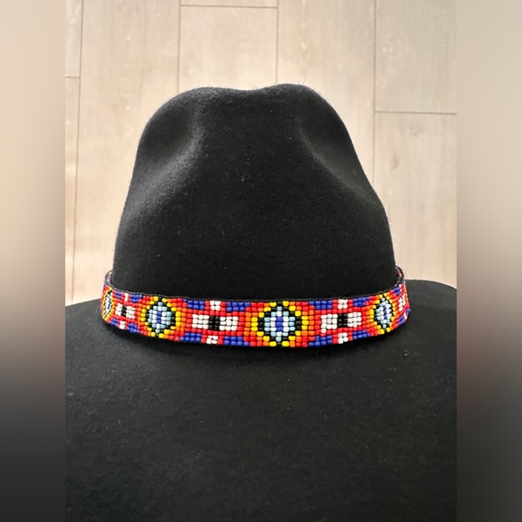 NEW Conner Hats ORGANIC Freedom Boho Beaded Wool Hat - Picture 3 of 7